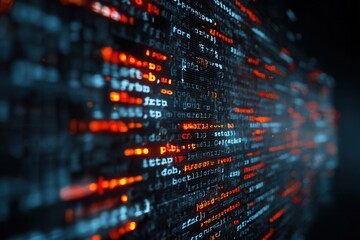 Dynamic Display of Programming Code in Abstract Technology