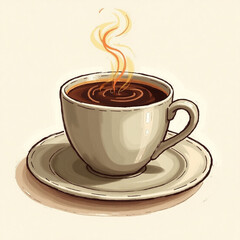 Obraz premium cup of coffee