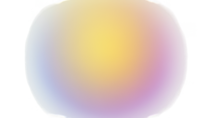 Abstract Gradient Sphere Transparent Background Design Illustration