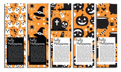 set of halloween banners © Siti