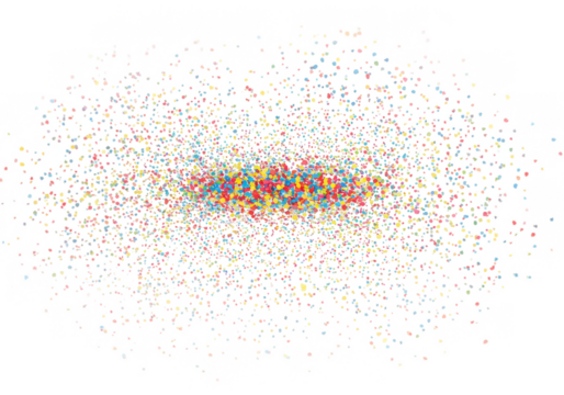 Abstract Splatter Pattern Colorful Background Texture Graphic Illustration