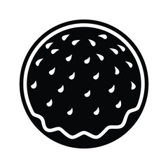 Snowball Icon Outline Vector Illustration
