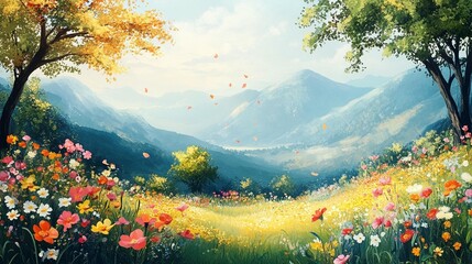 Mountain Meadow Wildflowers