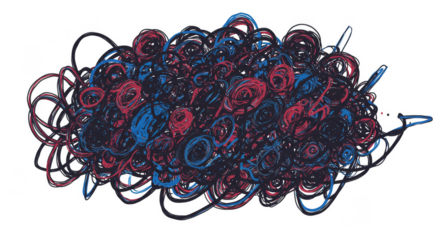 Abstract Scribble Texture Transparent Background Design Illustration