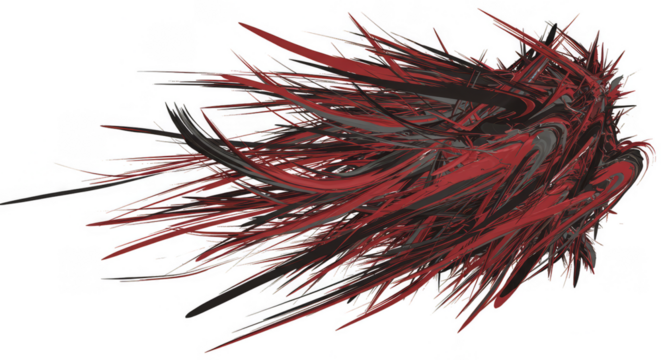 Abstract Red Wing Feather Texture Illustration Background Design Graphic