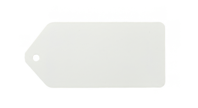 Blank Paper Label Tag Template for Price Discount Marketing