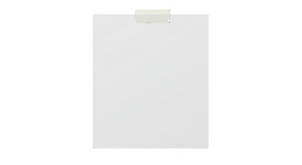 Blank White Clipboard Isolated Illustration Note Paper Business Form