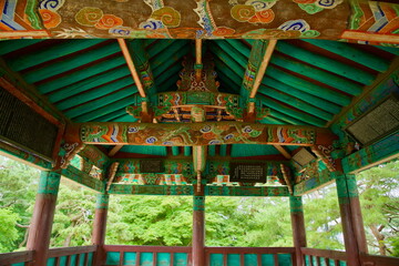 Interior Ceiling of Sajaru Pavilion