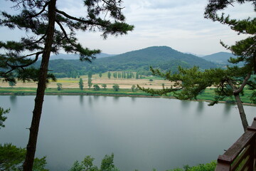 View of Geum River from Nakwaam Rock
