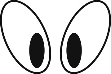 Retro Cartoon Eye Element