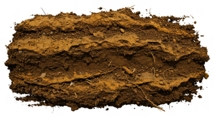 Detailed Brown Soil Ground Land Texture Earth Dirt Topsoil Background