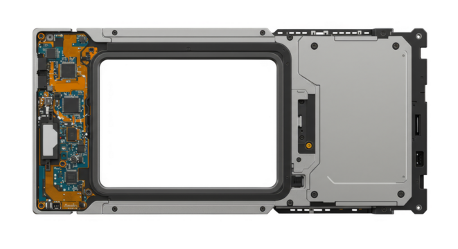 Detailed Circuit Board Frame Technology Device Hardware Component PNG