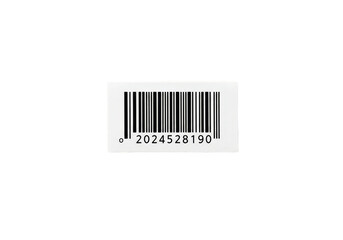 Detailed Barcode Scan Identification Number Retail Element Isolated