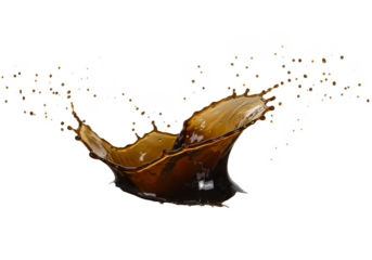 Dynamic Isolated Liquid Splash Water Motion on Transparent Background