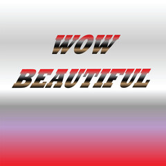 Wow Beautiful Gradient-Effect Text for Impactful Messaging and Branding