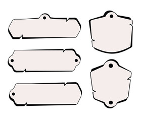 tag game A1Minimalist Futuristic Game Tag Black White Shape for UI Design