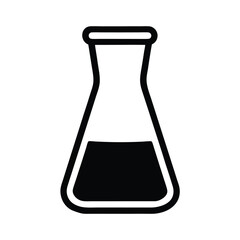 Beaker Icon Outline Vector Illustration
