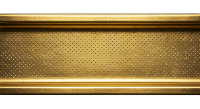 Golden Glitter Texture Metallic Frame Glowing Shine Illustration