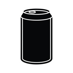 Soda Can Icon Outline Vector Illustration