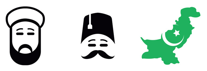 Pakistan flag map, Pakistan map & flag
Vector illustration