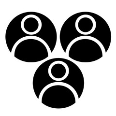 black and white circles on white