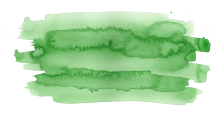 Green Watercolor Stain Brush Stroke Art Abstract Blob Smear Design
