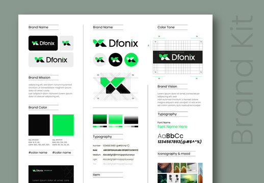 Modern Brand Kit Template