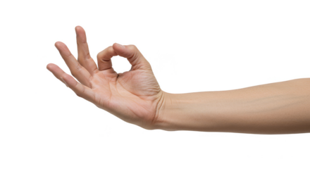 Hand Gesture Okay Sign Transparent Background Approval Agreement Success