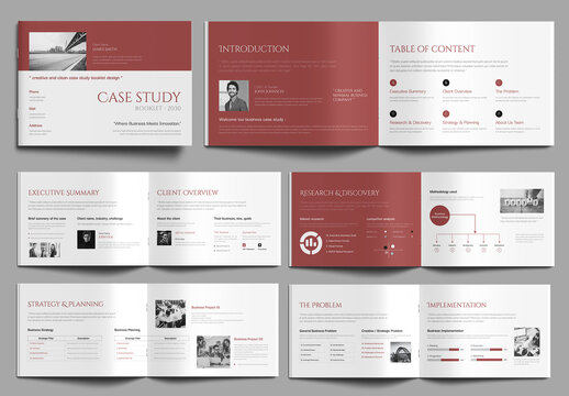 Professional Case Study Template for Business Projects