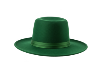 Green St Patricks Day Hat Isolated on Transparent Background