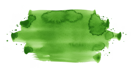 Green Watercolor Stain Abstract Background Texture Element Design Paint