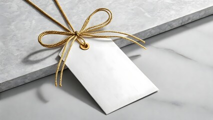 Gift tag with bow