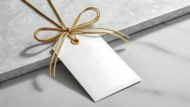 Gift tag with bow