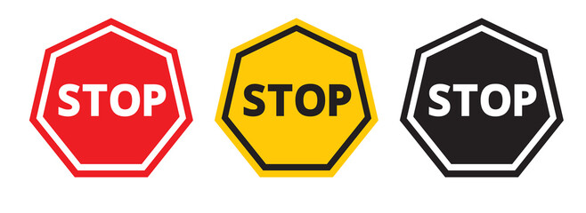 stop sign is prohibited, Stop traffic sign, png  for apps and web design, Wall Stop Sign png design.