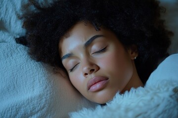 Close-up of a woman suffering from  pain caused by food poisoning, Generative AI