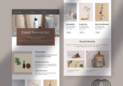 Skin Care Email News Letter