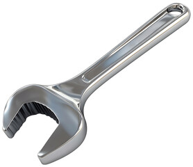 wrench, isolated background.