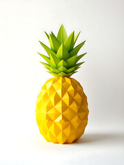 pineapple on white background