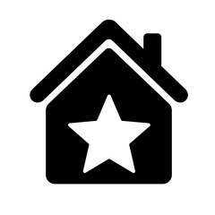 Real Estate icons as family home, sweet home, relocation. vector