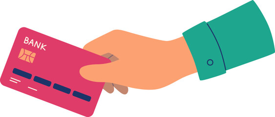 Handing Over a Credit Card

