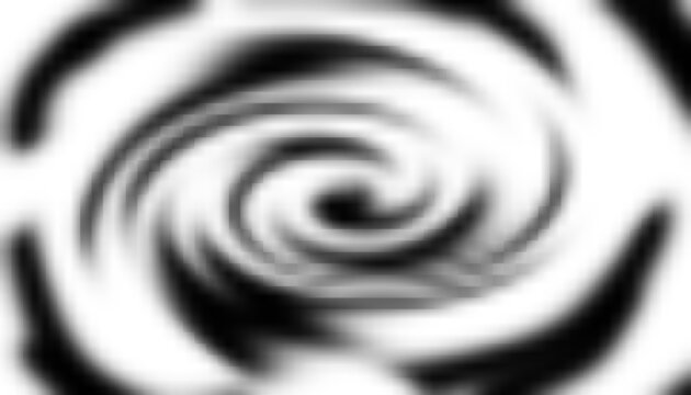 Tourbillon flout&eacute; noir et blanc.