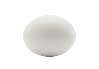 Isolated Single White Egg a Natural Protein Source Transparent Image