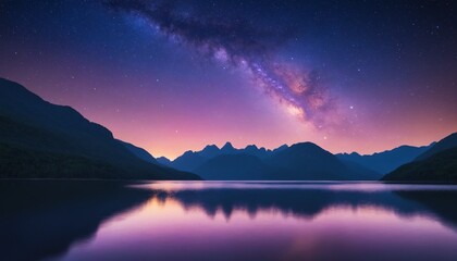 Galaxy and Clouds in a Dreamlike Setting