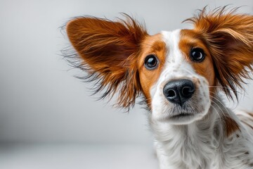 Fototapeta premium Playful dog portrait