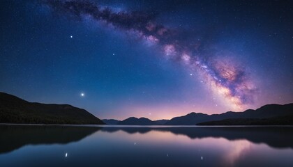 
Fantasy Night with Soft Illuminated Cloud