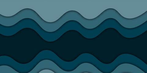 background abstract geometric liquid blue gradient paper cutout eps 10