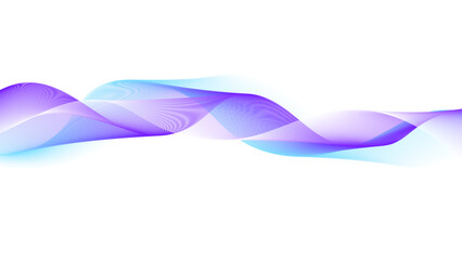 Smooth, transparent wave pattern. Light and airy, colorful design.