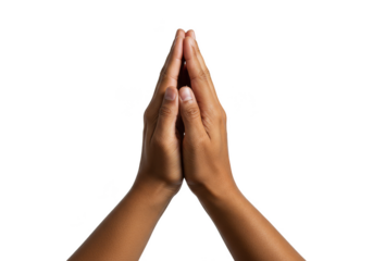 Isolated Hands Praying Gesture Faith Religion Hope Transparent PNG