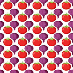 Vegetables Seamless Pattern