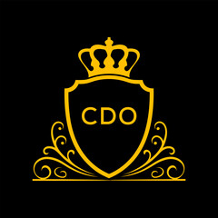 Dynamic Tech Logo Design with CDO Letters and Abstract Motion Elements &ndash; Modern Business Identity. CDO Letter logo.
